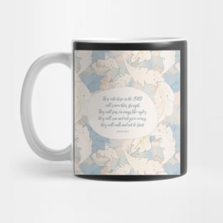 Hope in the Lord Scripture, Isaiah 40:31 Mug